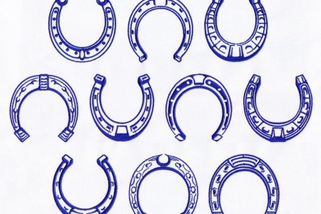 Horse Shoe Embroidery Designs
