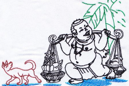 Asia Embroidery Design