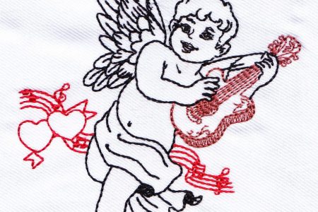 Cuppid Embroidery Design