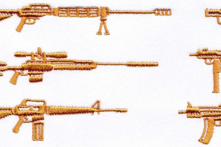 Gun Embroidery Designs