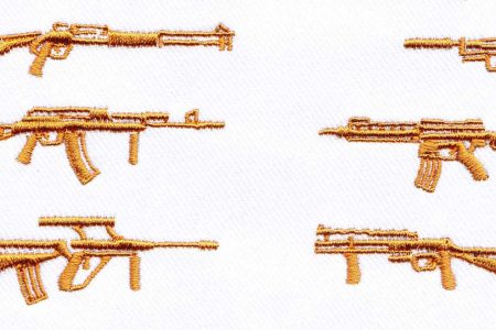 Gun Embroidery Designs